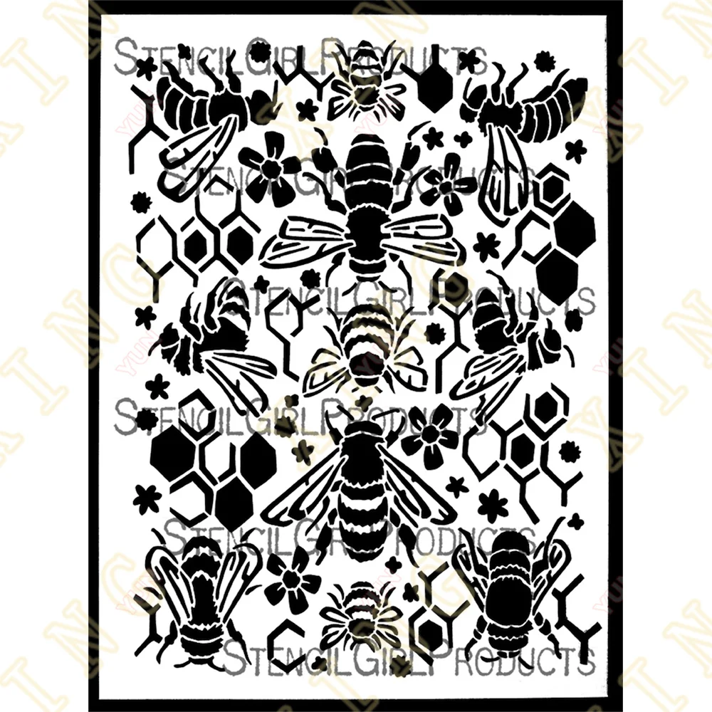 DIY слойные трафареты Настенная картина фотография карта шаблон новые точки