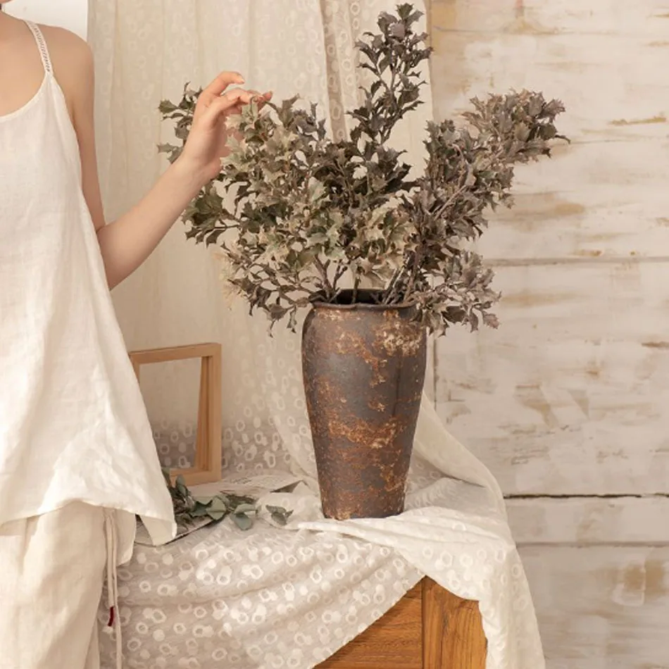 

3 шт., искусственные сухие ветки листьев Гарри в винтажном стиле