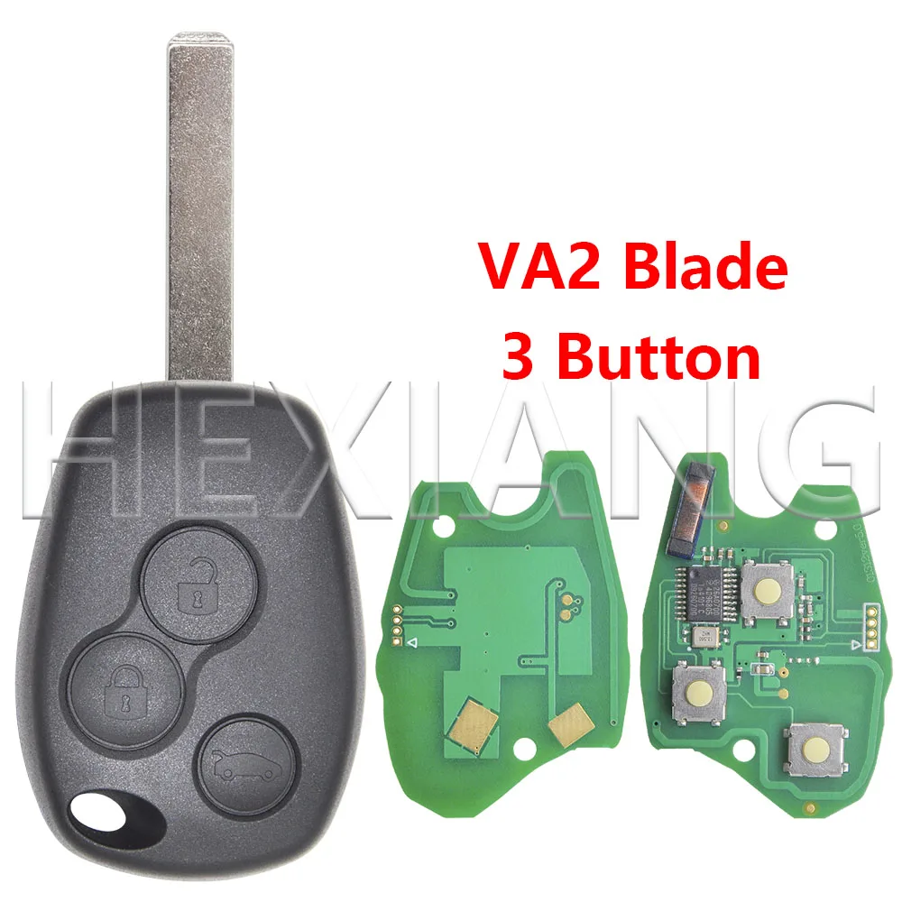 

DR ID46 PCF7946/PCF7947 433 МГц VAC102/NE73/VA2 Лезвие автомобильного дистанционного ключа для Renault
