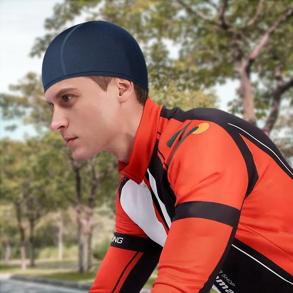 Cycling Caps Outdoor Motorcycle Running Hiking Bike Hat Helmet Lining Quick Dry Breathable Sun protection  Anti-Sweat Inner Cap