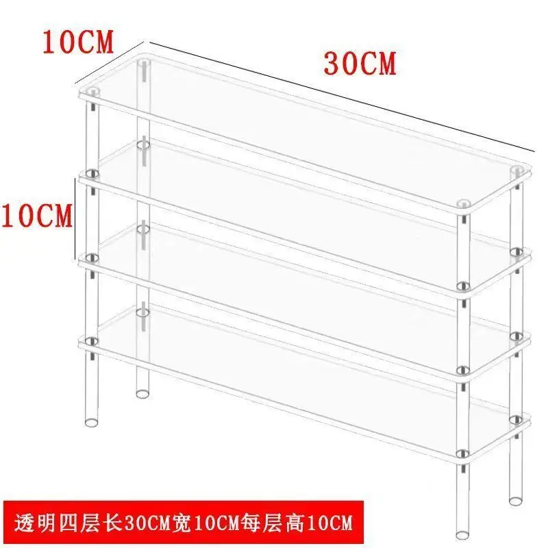 Многослойная прозрачная акриловая витрина для фигурок