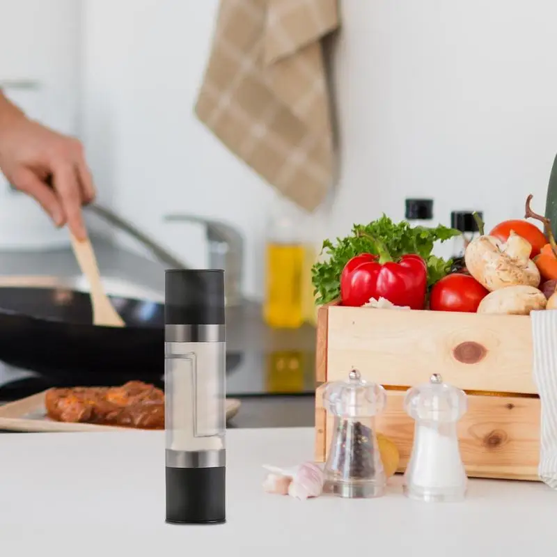 Мельница для черного перца мельница с двойной головкой приправ ручная