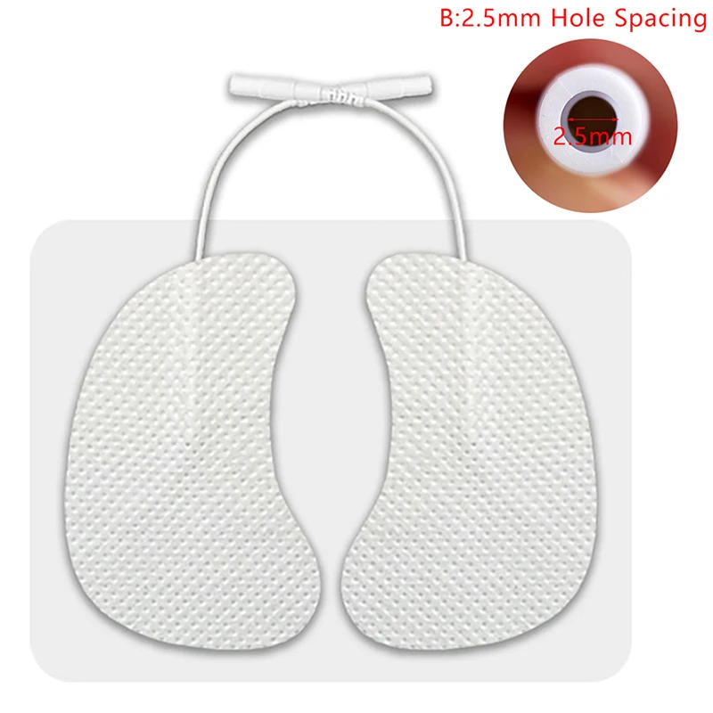 

1 пара, небольшие электродные подушечки для ухода за глазами из нетканого материала, самоклеящиеся гелевые подушечки для низкочастотного импульсного массажного устройства для физиотерапии