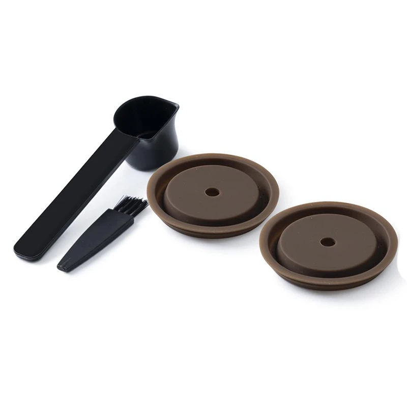 

Многоразовые шапочки для Nespresso Vertuo и Vertuoline, 2 шт., многоразовые и совместимые силиконовые шапочки