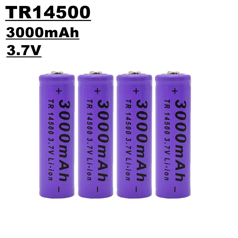 

Литий-ионный аккумулятор TR14500, 3,7 в, 3000 мАч, используется для электрической зубной щетки, бритвы, парикмахера, лечения заболеваний, хранения энергии и т. д.