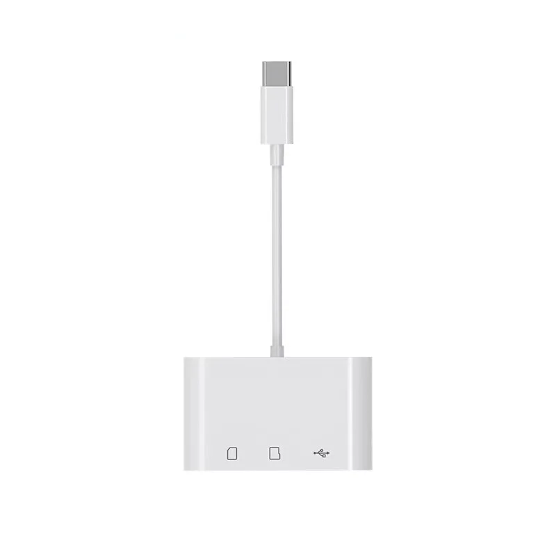 

KEBIDU USB Type C Card Reader To SD TF USB Connection Smart Memory Card Reader Adapter for Macbook Pro Type-C Port