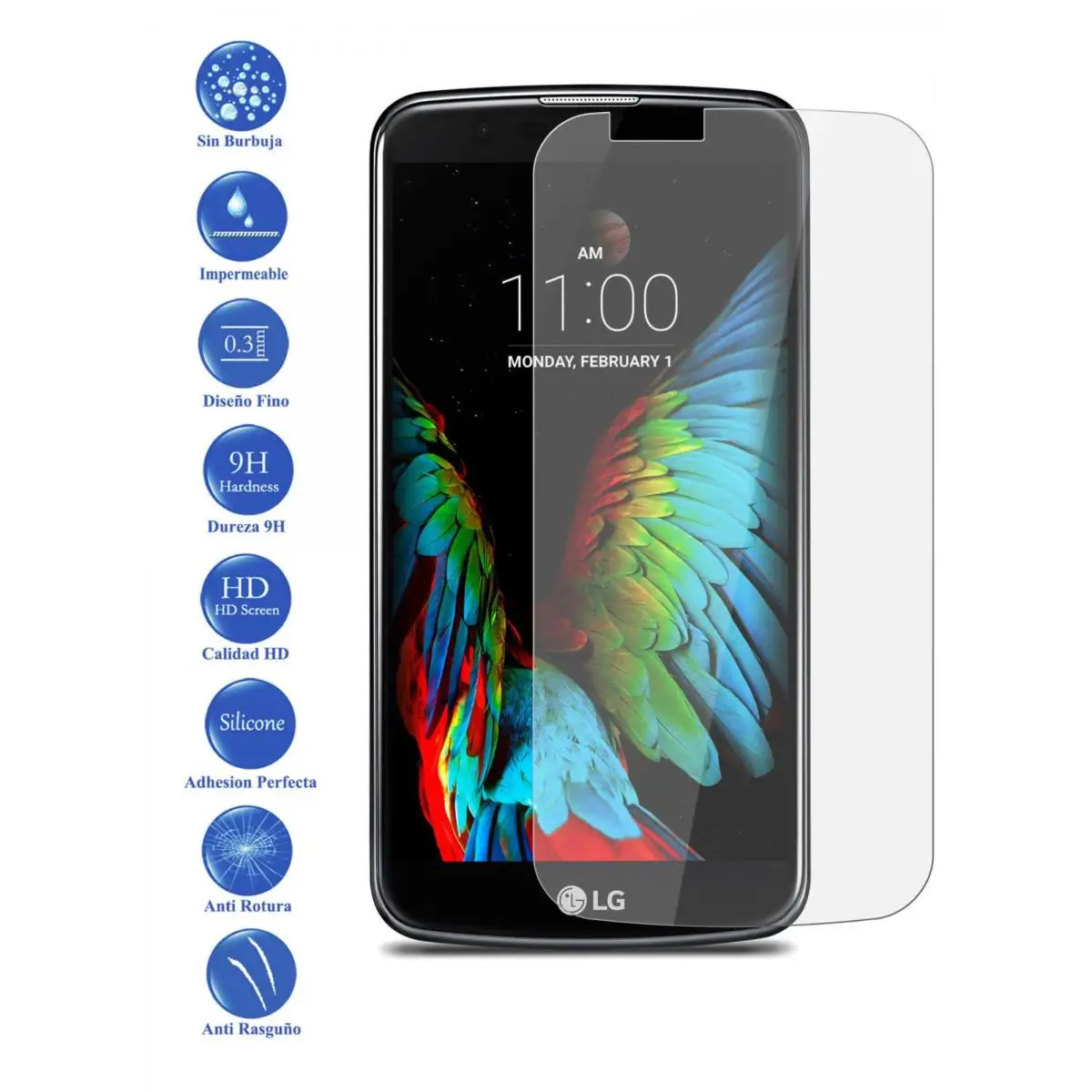 

Screen Protector tempered glass for LG K3 K4 K5 K8 K9 K10 K40 K50 2017 2018