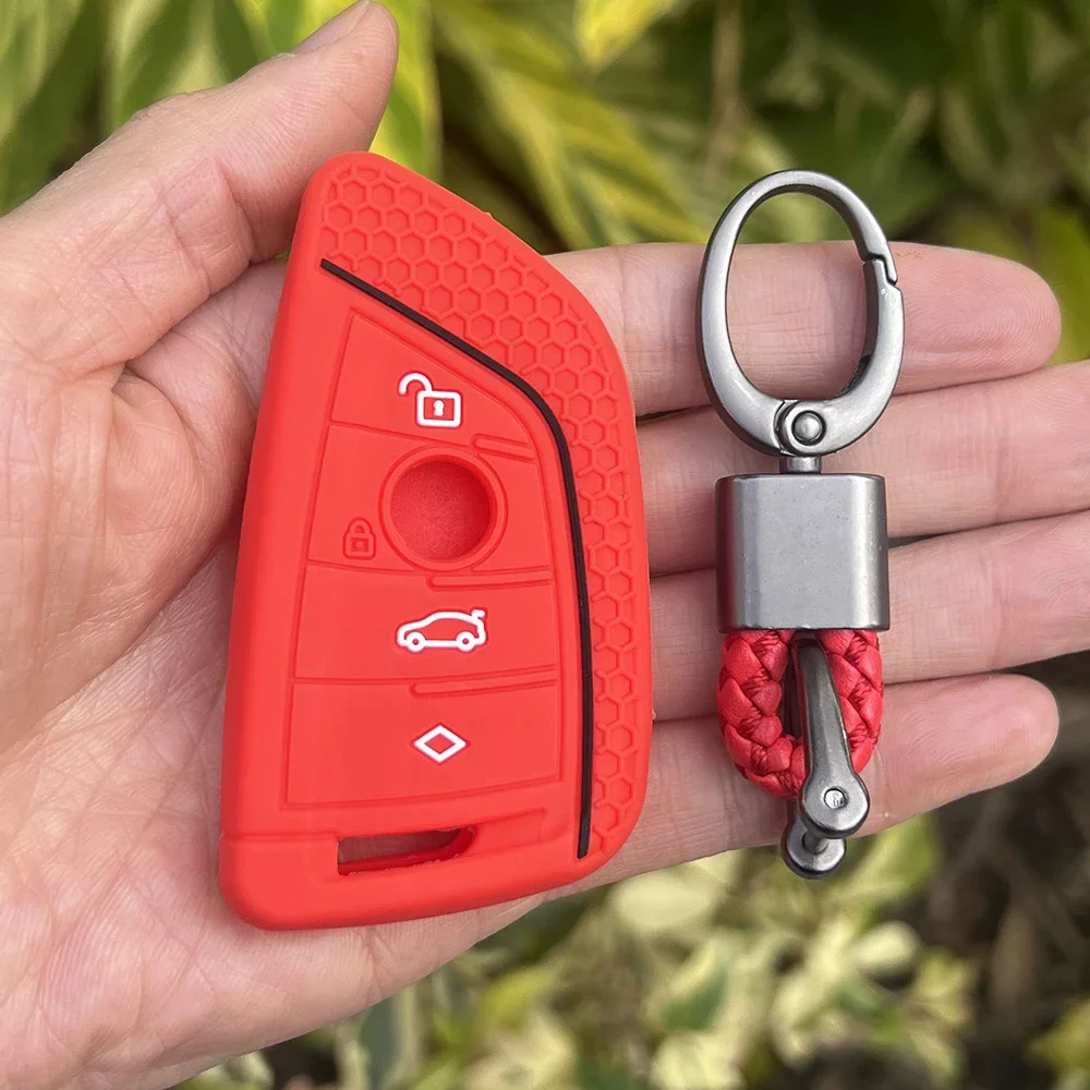 

Силиконовый чехол для автомобильного ключа, мягкий чехол с дистанционным управлением для BMW 1, 2, 3, 4, 5, 6, 7 серии X1 X2 X3 X4 X5 X6 F10 F20 F30 F45 F46 F48 G20 G30 G32 G12