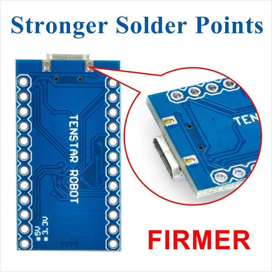 Сменный ATmega32U4 Pro Micro 5 в 16 МГц для Arduino Mini с 2-рядным контактным разъемом Leonardo Usb