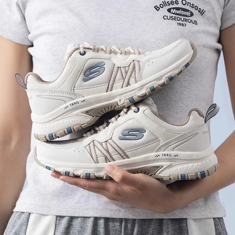 Skechers Женская спортивная обувь Летняя новая модная дышащая повседневная Легкая