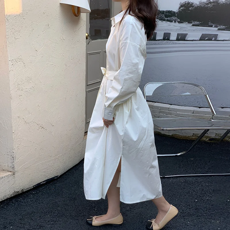 

Весеннее женское платье 2022 платье-рубашка длинное вечернее женское винтажное Макси Вечерние большие пляжные женские платья Повседневные Э...