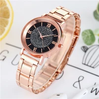 women watches 2021 luxury fashion femme bling crystal stainless steel quartz wrist watch statement gifts