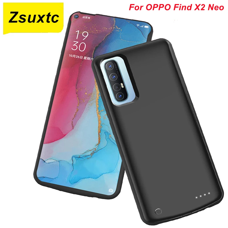 

6800Mah Power Case For OPPO Find X2 Neo Battery Charger Case Cover Find X2 Neo Power Bank For OPPO Find X2 Neo Battery Case