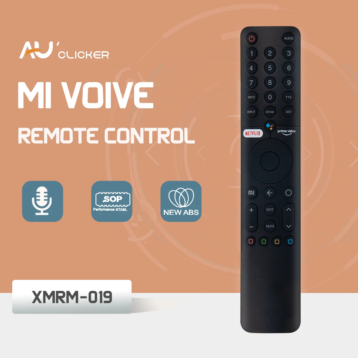 Фото Умный пульт дистанционного управления для MI XIAOMI Smart TV Android 4K P1 Smart TV Bluetooth голосовой пульт дистанционного управления №1