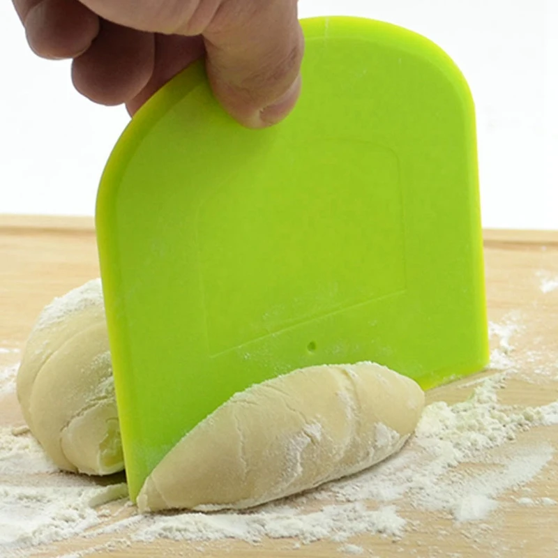 Резак для теста торта крема гладкий скребок масла Многофункциональный кухонный