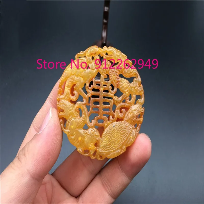 Лидер продаж ожерелье ручной работы с натуральным кулоном в античном стиле