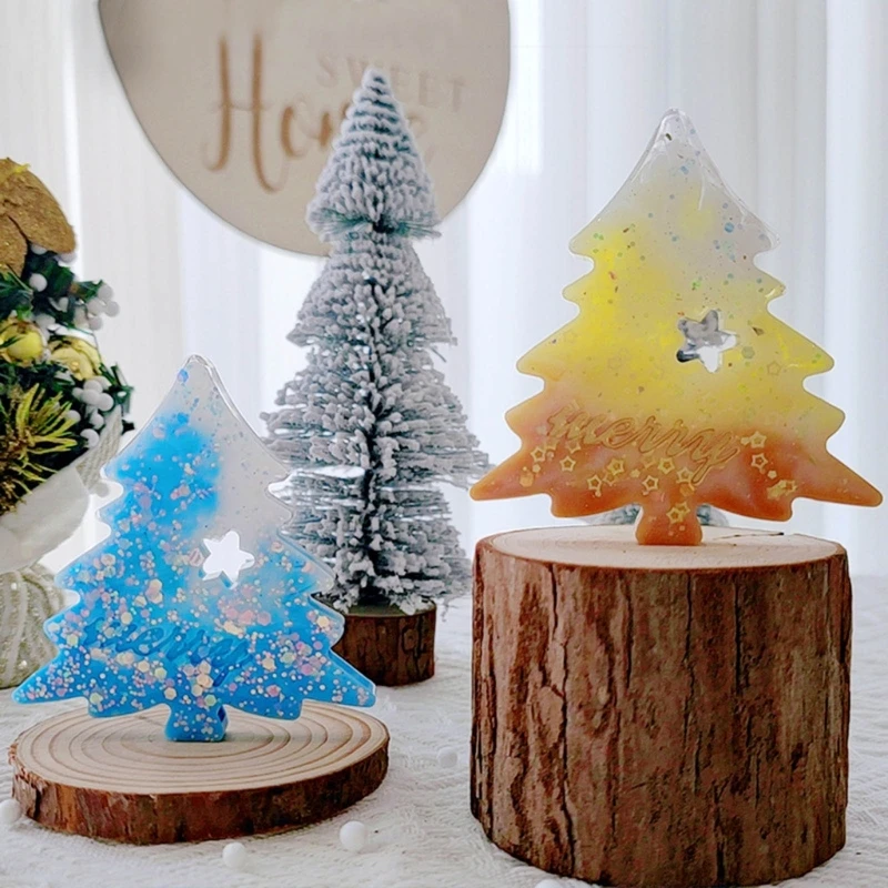 

Формы для поделок в форме рождественской елки Силиконовые формы для мыла DIY Формы для свечей