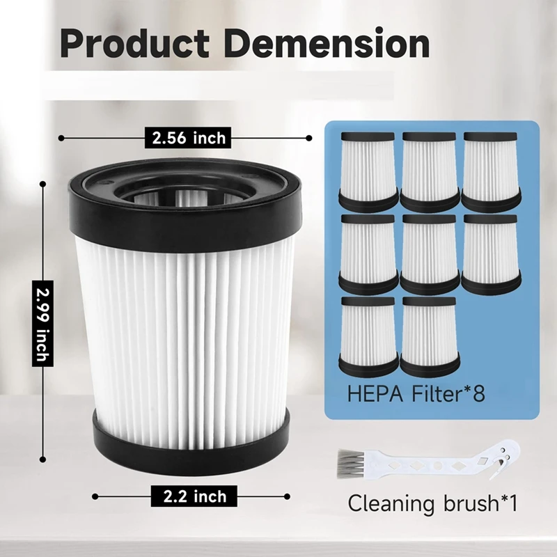 HEPA-фильтр совместимый с fabetta FSV001 FSV101 Girnoor G160 и G165 Afoddon a300 Серия беспроводных стиков