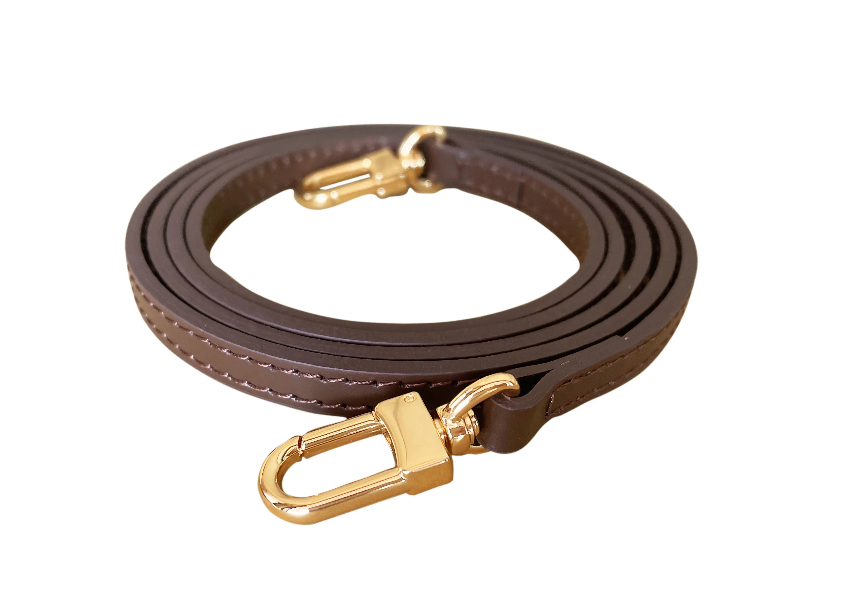 110cm/120cm/130cm Honey Vachetta Leather Tanned Crossbody Strap Replacement For Luxury Small Purse