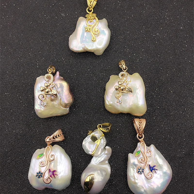 

Freshwater pearl pendant baroque baroque pearls pendant