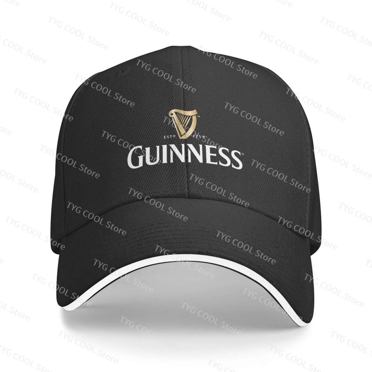 

Guinness Baseball Cap Summer Unisex 2023 Casual Sandwich Baseball Cap Personalized Casual Hat