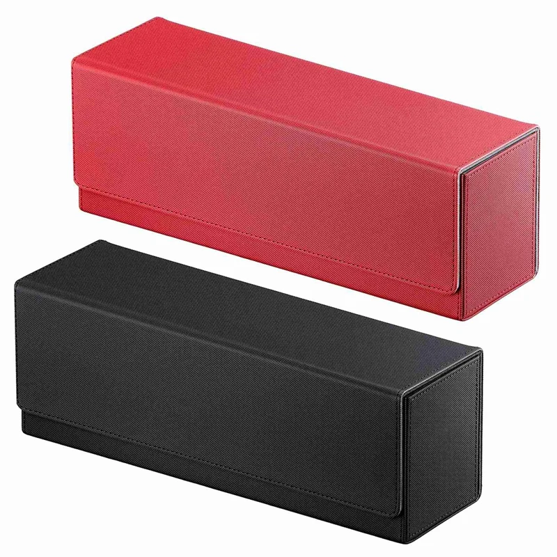 

Top 2 Pieces Card Toploader Storage, Trading Cards Holding Box for 400+ Cards Top Loader Storage Boxes for Magic Cards