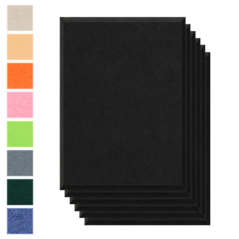 

Sound Isolation Acoustic Panels 6Pcs Sound-Absorbing Panels Studio Sound Proof Padding Acoustic Treatment Soundproof Wall Panels
