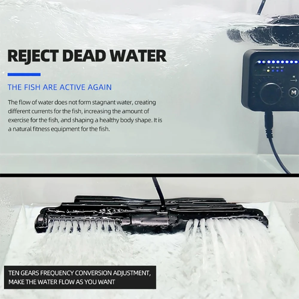 Фото Насос Jebao Wave Maker Surf Pumps SCP50-180 для аквариумов, фильтр с перекрестным потоком, водяной насос для аквариумов, аксессуары, бесшумные волны №2