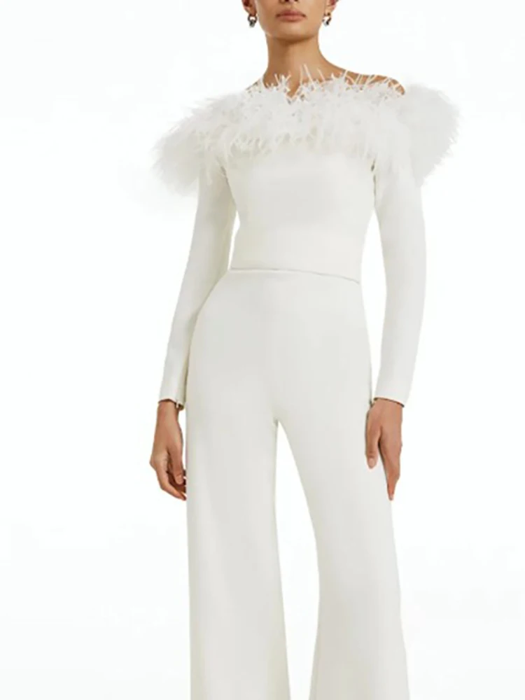 Рисунок 4 - Женский вечерний комбинезон без бретелек DEAT