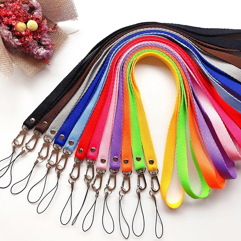 

Hanging Neck Rope Lanyard For Mobile Phone Straps Camera USB Holder ID Pass Card Name Badge Holder Keys Neck Strap