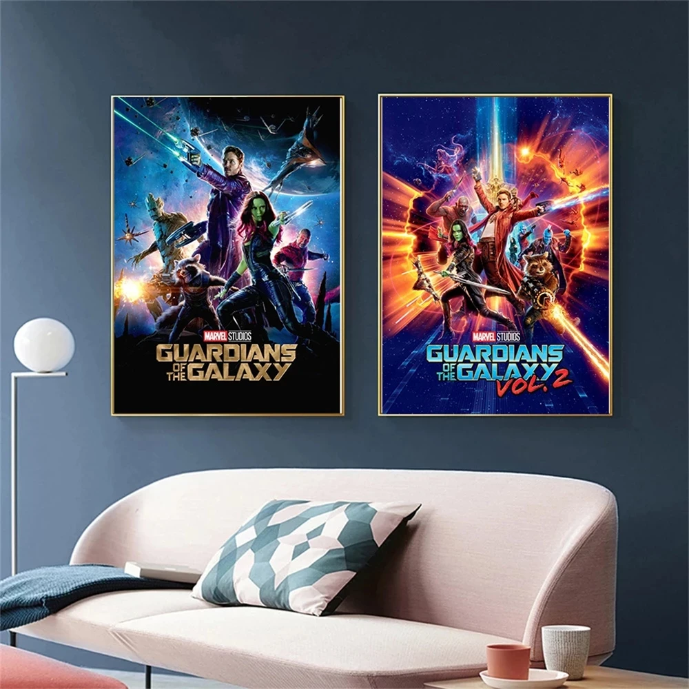 

Disney Canvas Painting Marvel Classic Movies Poster Guardians of the Galaxy Printing Art Wall Painting Living Room Home Decor