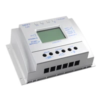 solar charge controller 60a 80a 12v 24v auto solar panel regulator for max 50v input all data in one display l60 l80