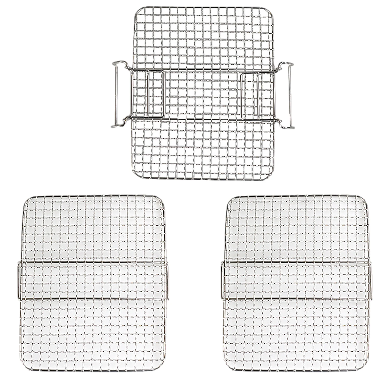 

Air Fryer Dehydrator Rack 3-layer Dehydrator Rack For Air Fryer 3-layer Stainless Steel Dehydrator Racks Stand Toast Rack