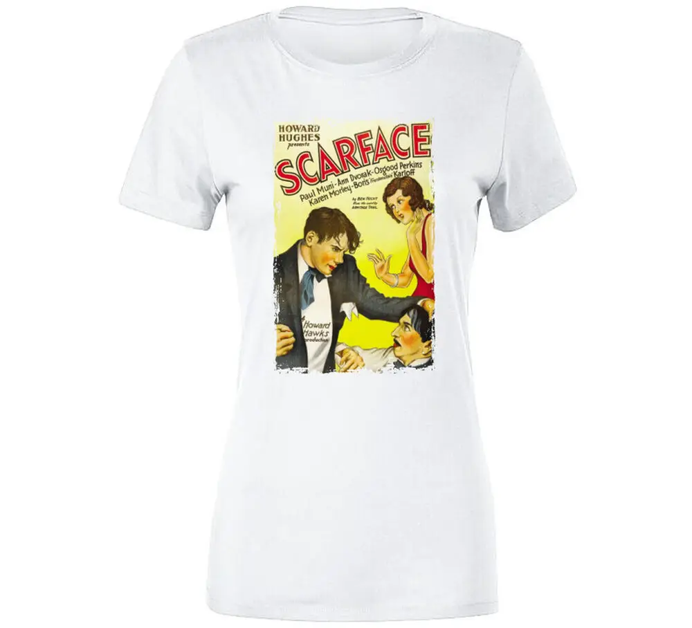 Футболка фаната фильма Шраф лицо 1930-х годов Paul Muni