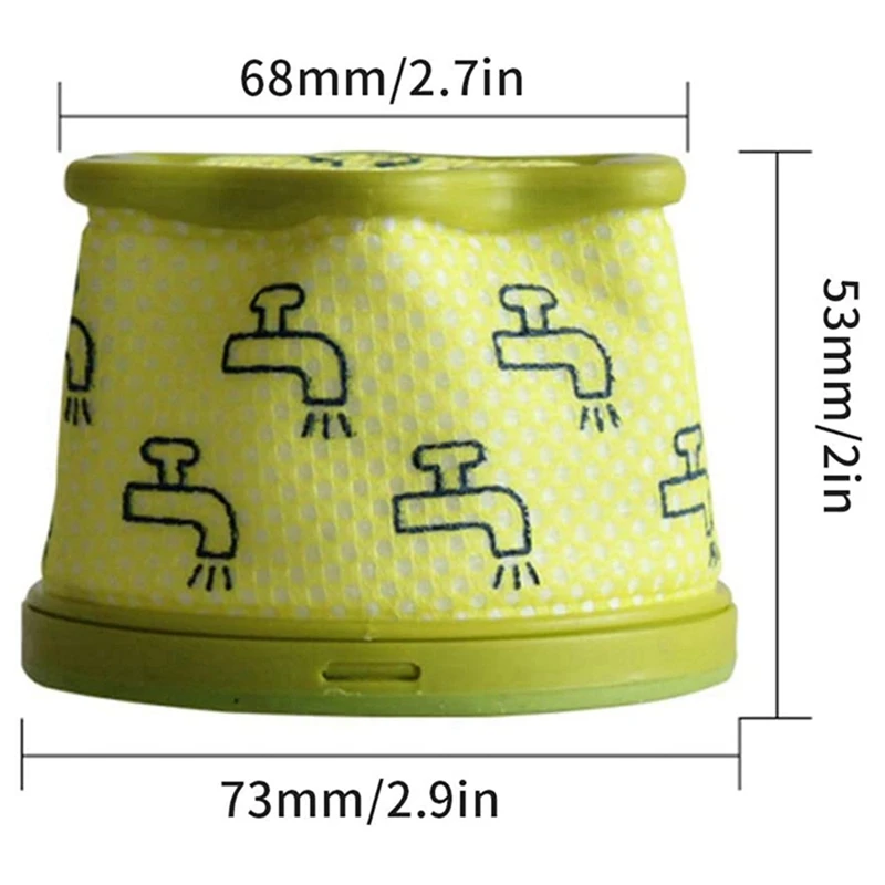 Фильтр-фильтр для пылесоса LG A9 6 шт.