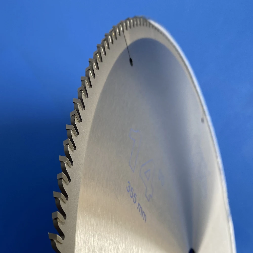 Cost sale of quality 450/500*3.4-3.6*30*180Z thin kerf Large angle super sharp teeth shape TCT saw blade for bamboo cutting
