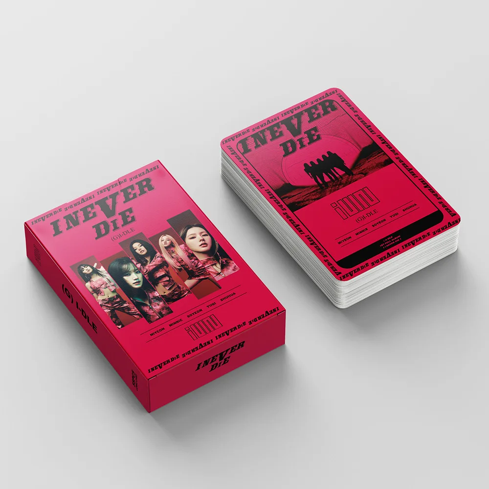 55 шт./компл. оптовая продажа Kpop G I-DLE I Never Die открытка новый альбом Lomo фотопечать