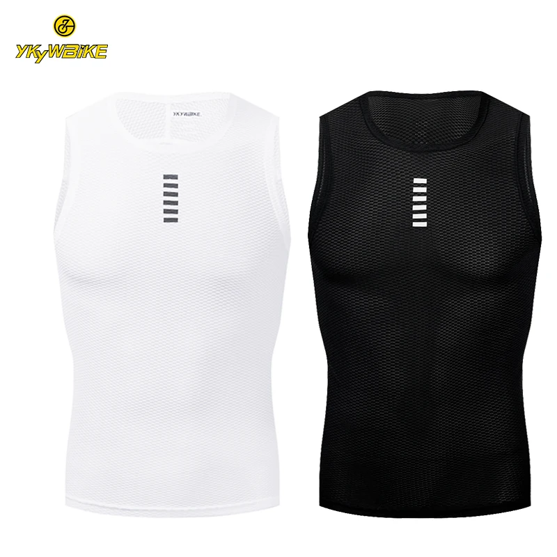 

Best Sell Men Cycling Base Layer Summer Jersey Cycling Vest Reflective MTB Road Bike Bicycle Vest Mesh Underwear Cycling Clothi