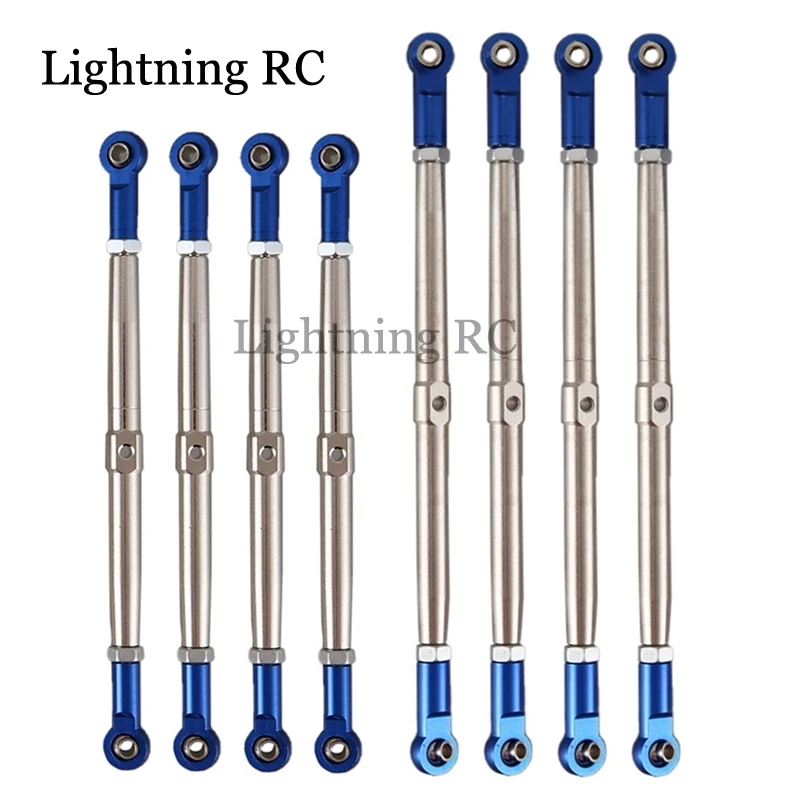 8 шт. металлический нажимной стержень, звеньевой стержень, звенья, стяжка 5319X 5338R для 1/10 версии Revo E-Revo 2,0, детали для модернизации радиоуправляемых автомобилей