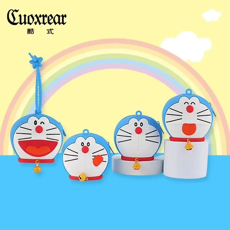 Кошелек Doraemon Emojis Zero Женский кошелек из аниме милый для монет мальчиков и девочек
