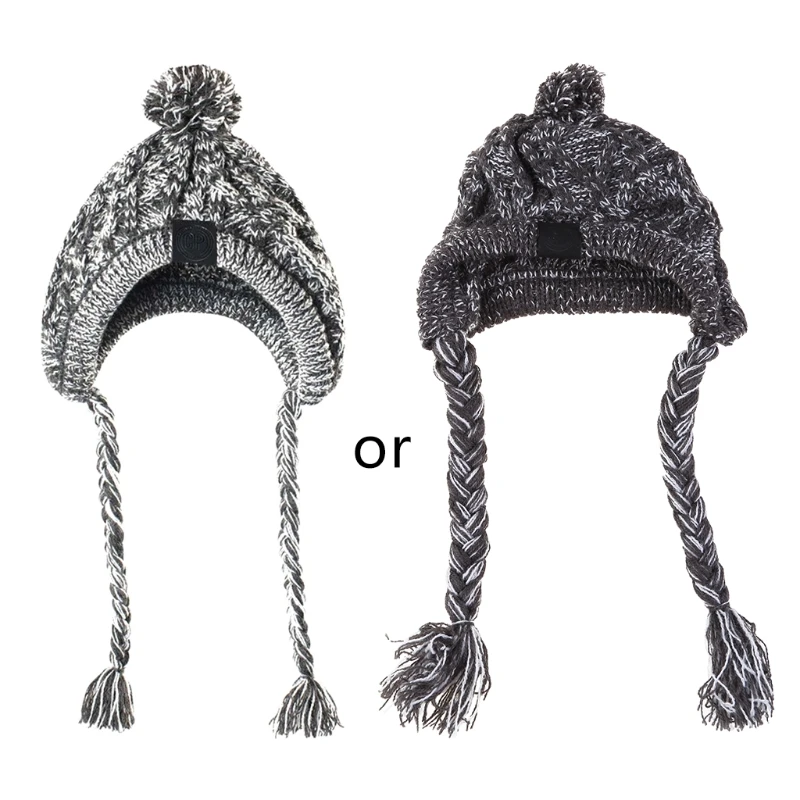 

Winter Warm Dog Hat Windproof Ball Pet Headgear French Bulldog Headgear