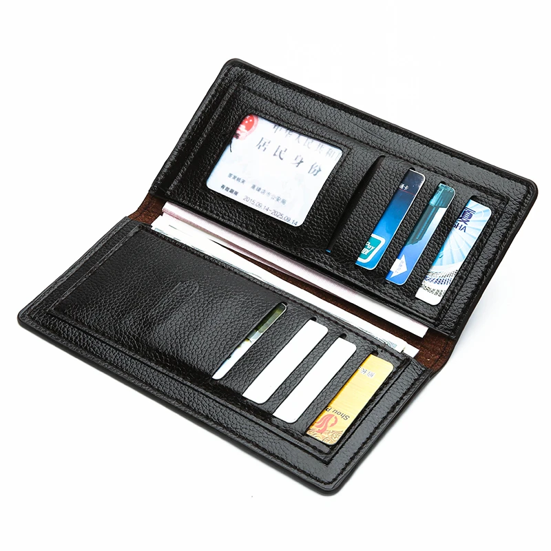 Europe And America New Soft Leather Hand Wallet Men And Women Simple Niche Design Multi-Card Ultra-Thin Folding Wallet M833