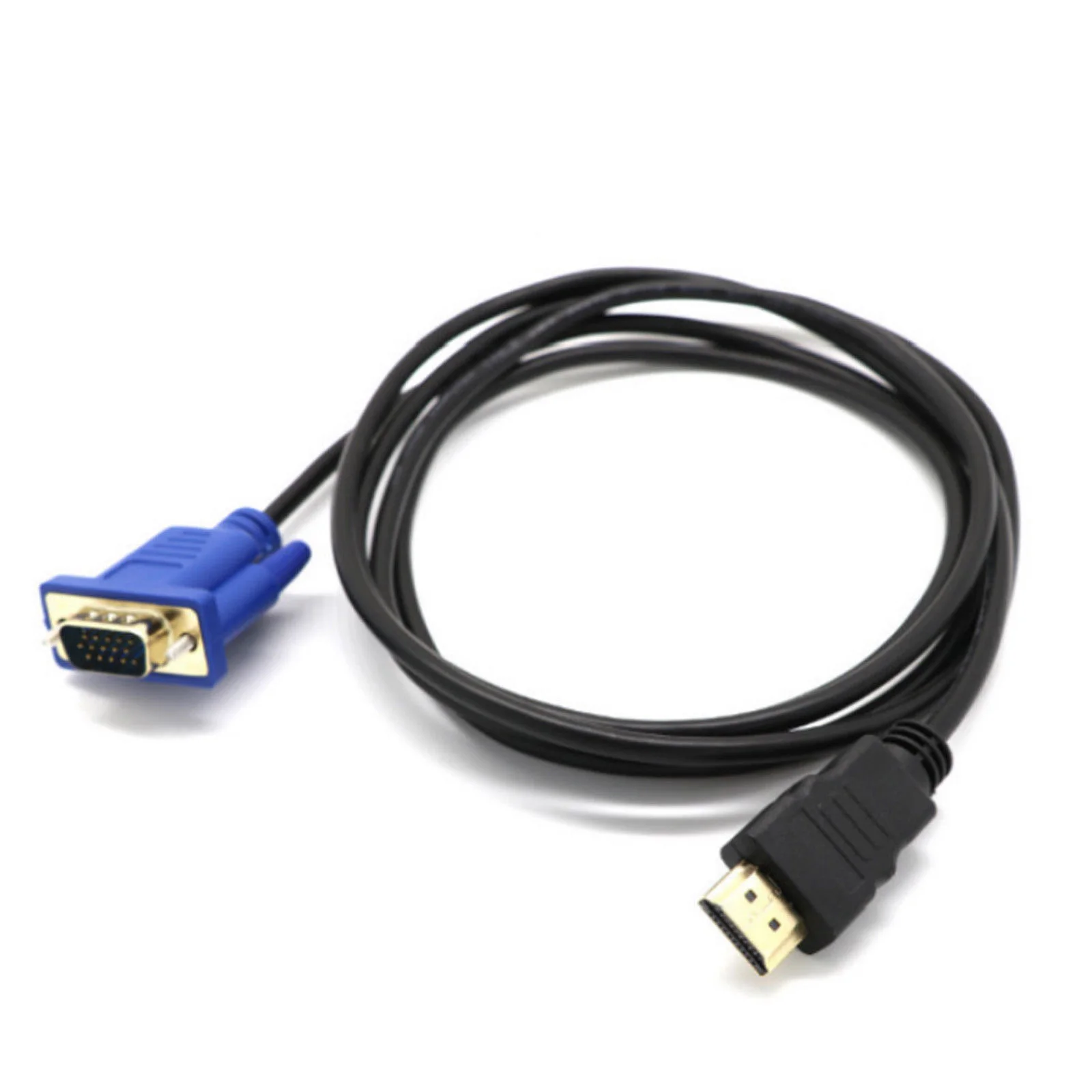 

1.5m HDMI-compatible To VGA Cable HD-15 D-SUB Video Adapter Cables For TV's LCD TV's HDTV DVD Players Video Cables Accessories