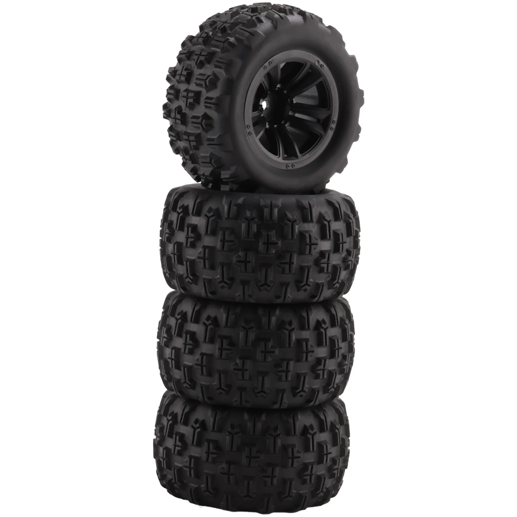 4 шт. шины для колес MJX Hyper Go 16207 16208 16209 16210 H16 H16H H16E H16P 1/16 запасные части