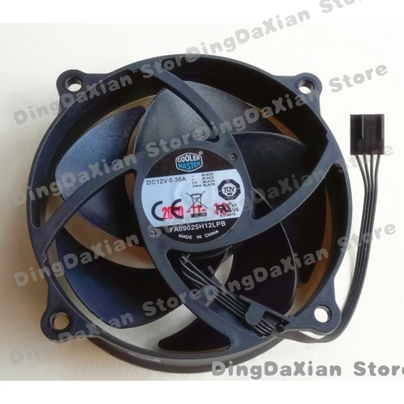 Фото Вентилятор охлаждения CoolerMaster FA09025H12LPB 12V 0.36A 4Pin PWM для сервера №1