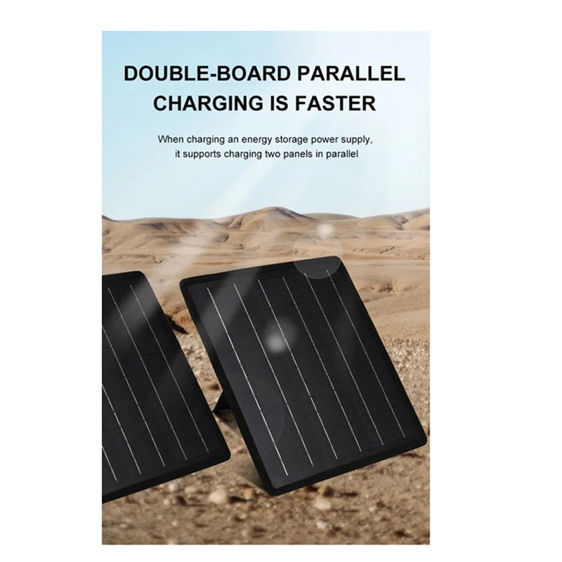 Солнечная панель 10W18V Зарядное устройство для автомобильного аккумулятора