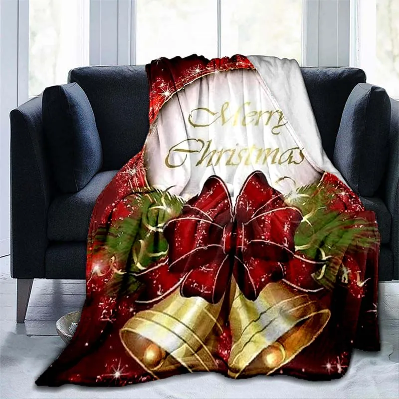 

Christmas Blanket Flannel Blanket Super Soft Fleece Throw Blankets Lightweight Warm Blanket for Bedroom Couch Sofa