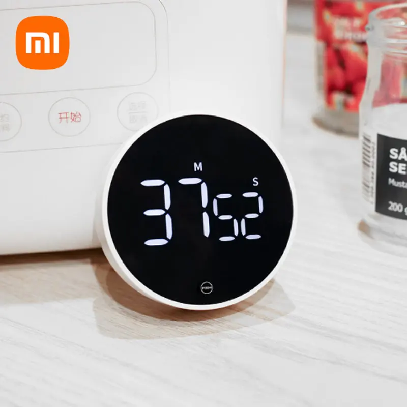 

Xiaomi MIIIW Timer Kitchen Rotation Timing Adjustable Sound Brightness Magnetic Desgin LED Digital Display Stylish and Simple