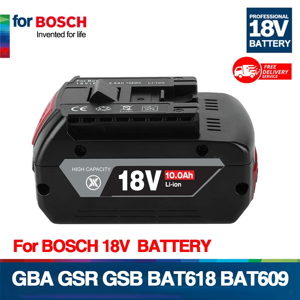 Фото Литий-ионный аккумулятор для Bosch, 18 в, 10 Ач №1