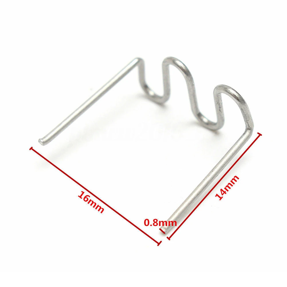 

Home Wave Staples Staples Set 500 X 0.6mm+500 X 0.8mm Durable S Wave Silver Stainless Steel Stapler Hot Staples